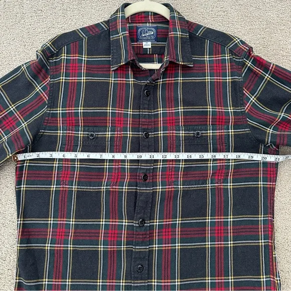 Duplicate Listing J.Crew Charcoal Grey & Red Plaid Long Sleeve Button Down Shirt - Picture 8 of 11